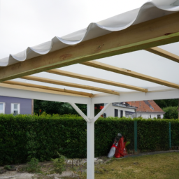 Installation de pergola en PVC Chenove